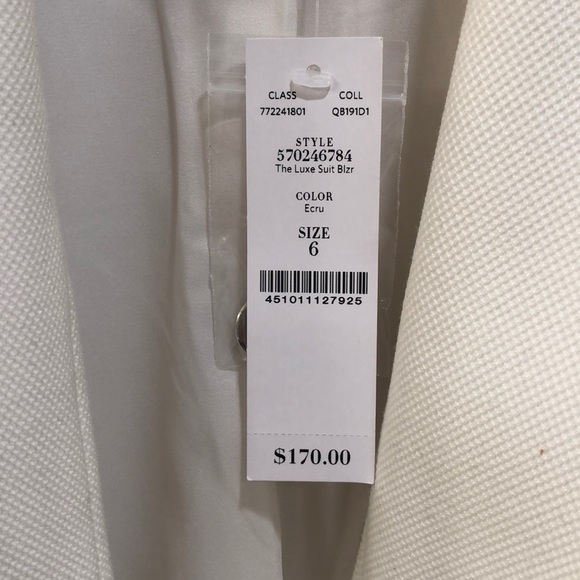 White House Black Market “The Luxe Suit Blzr ” - Picture 2 of 4